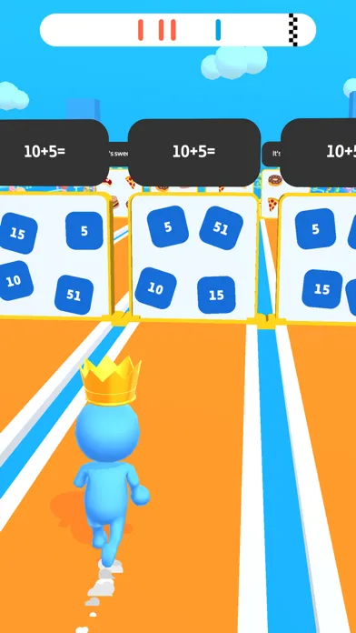 ภาพหน้าจอของ Trivia Run 3D!