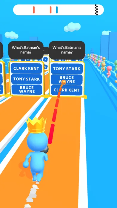 ภาพหน้าจอของ Trivia Run 3D!