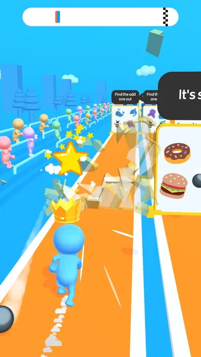 ภาพหน้าจอของ Trivia Run 3D!