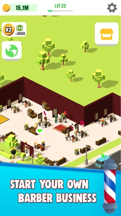 Idle Barber Shop 스크린샷
