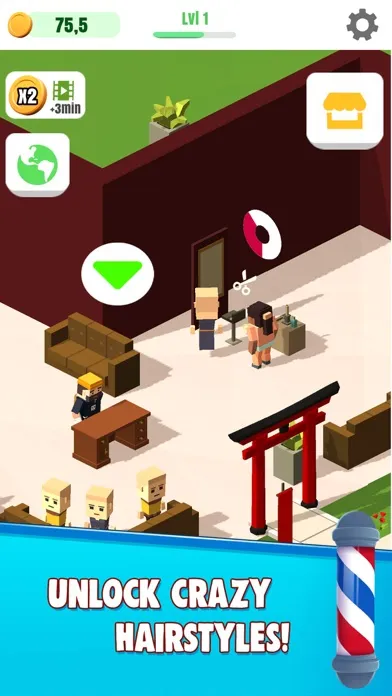 Idle Barber Shop 스크린샷