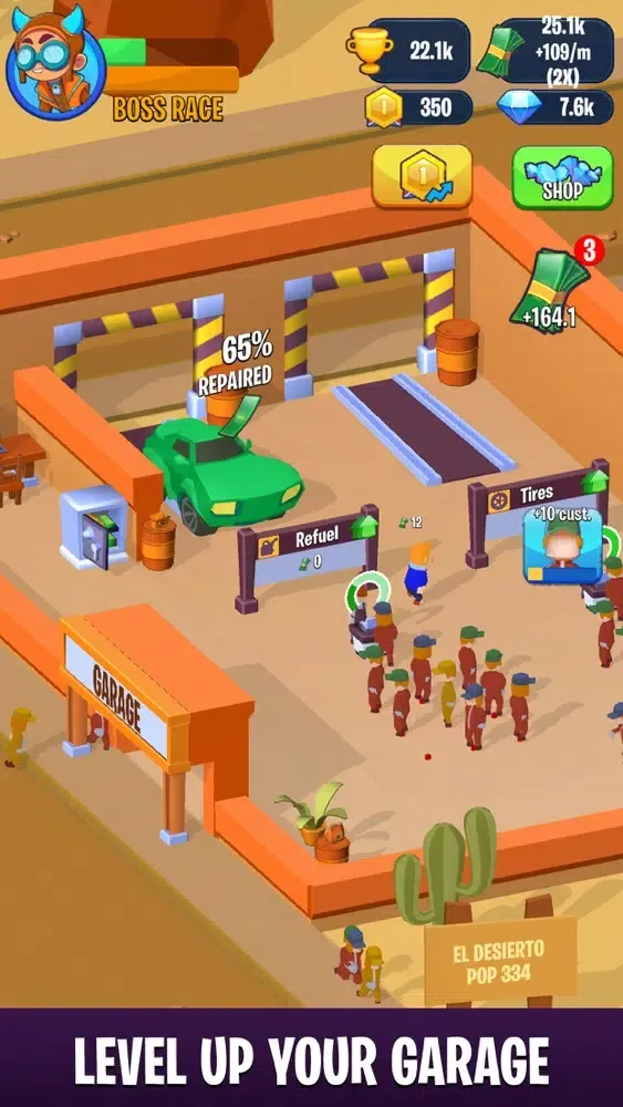 Capturas de tela do Pit Crew Heroes
