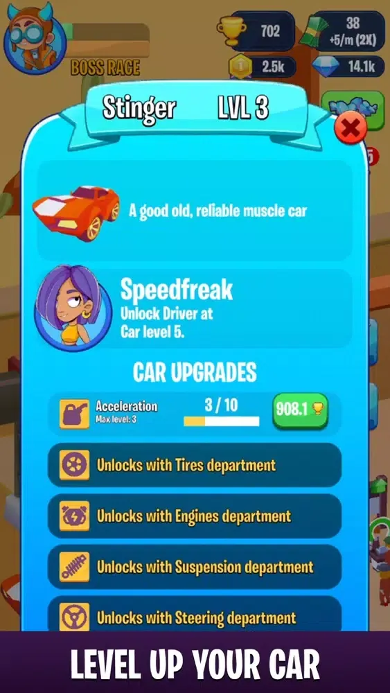 Capturas de tela do Pit Crew Heroes