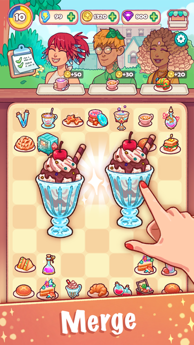 Starbrew Cafe: Mystical Merge Screenshots