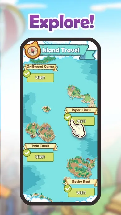 Capturas de pantalla de Critter Coast: Merge Adventure