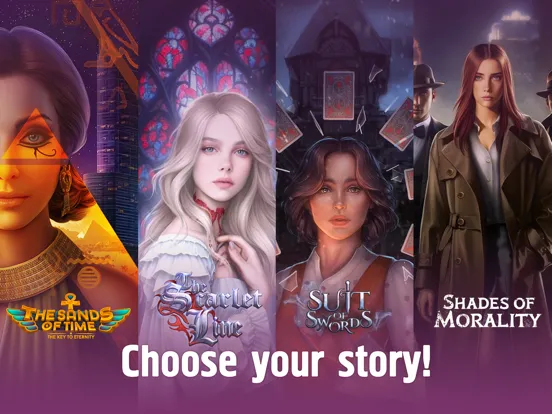 Tangkapan layar Senses - Choose Romance Story iPad 