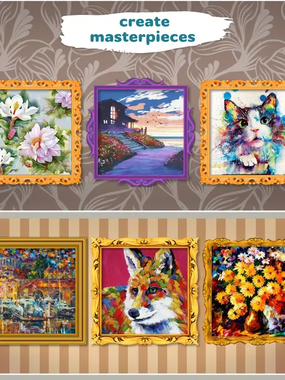 Paint Book: Decor & Coloring iPad 應用截圖