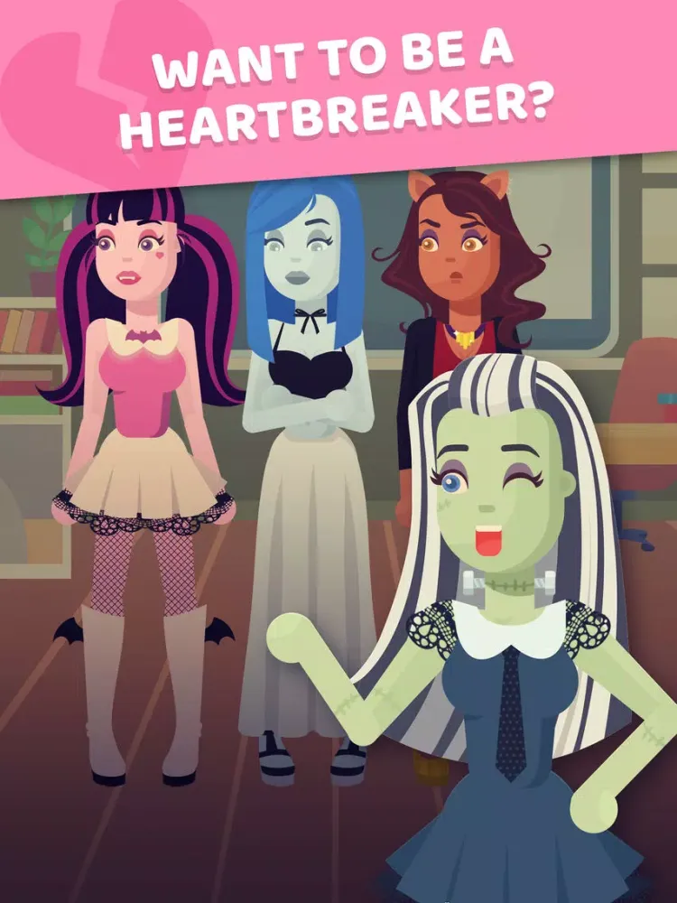 Capturas de pantalla de High School Monster Date: Game iPad 
