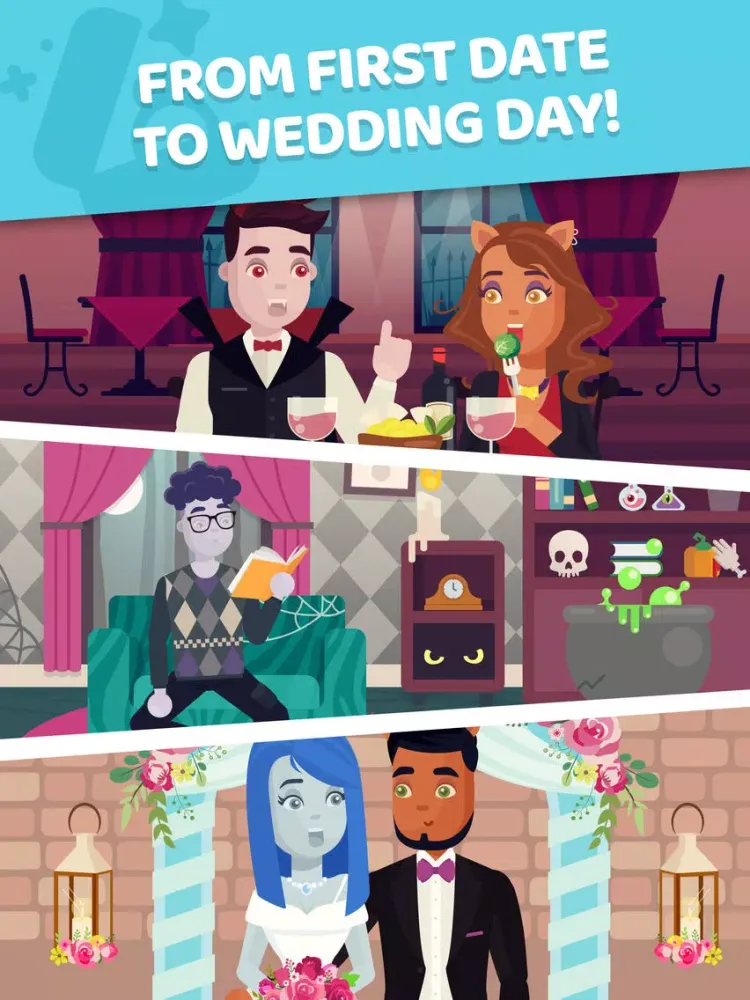 Capturas de pantalla de High School Monster Date: Game iPad 