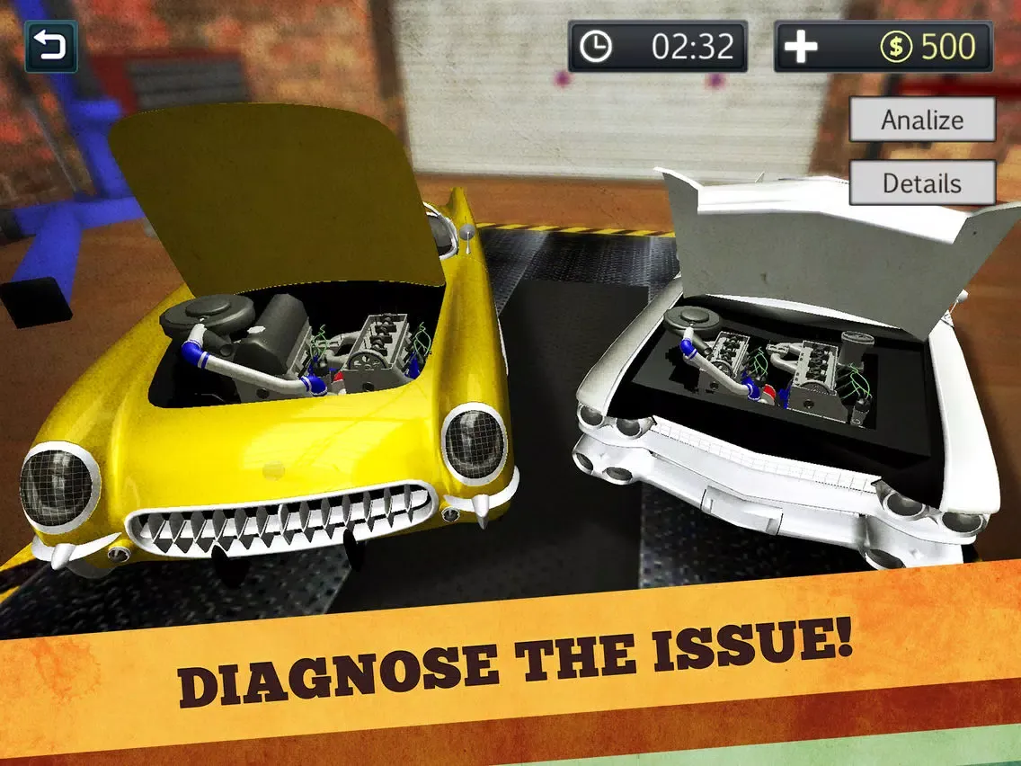 Screenshot di Retro Car Mechanic: Workshop iPad 