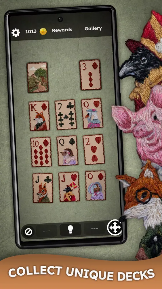 ภาพหน้าจอของ FLICK SOLITAIRE - Cozy Cards