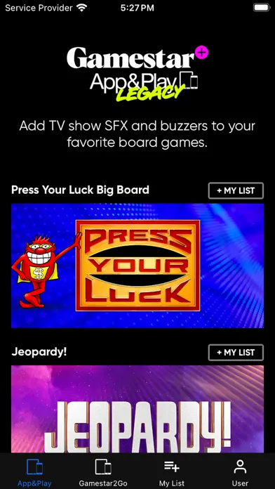 Screenshot di App&Play Legacy