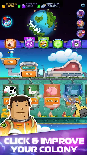 Endless Colonies: Idle Tycoon Screenshots