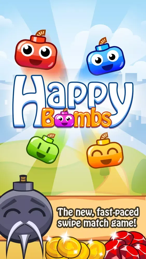 Happy Bombs - Connect 3+ Game Screenshots