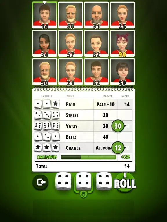 Capturas de tela do Yatzy Blitz - Multiplayer Duel iPad 