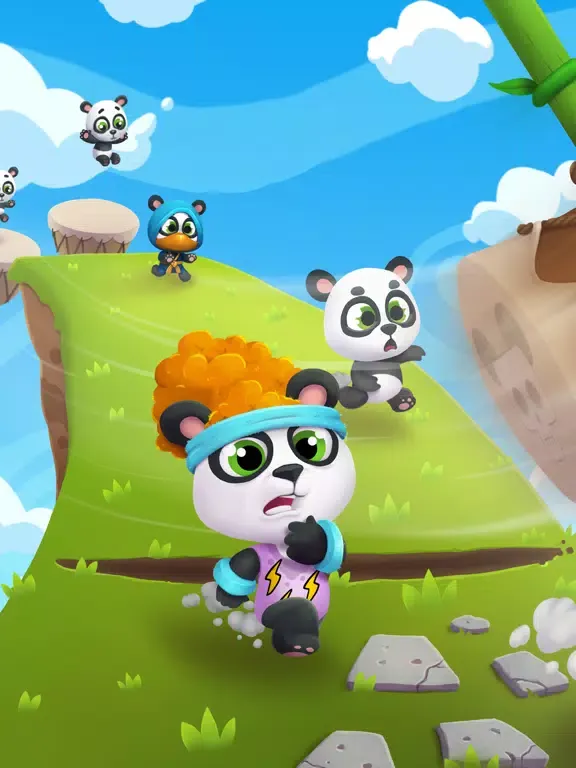Panda Guys - The great race! iPad  Screenshots