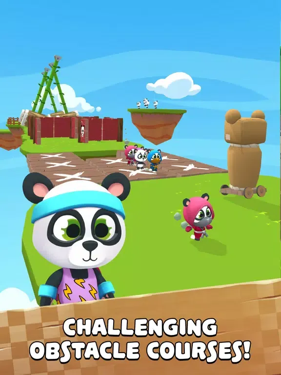 Panda Guys - The great race! iPad  Screenshots
