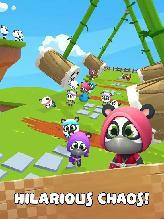 Panda Guys - The great race! iPad  Screenshots