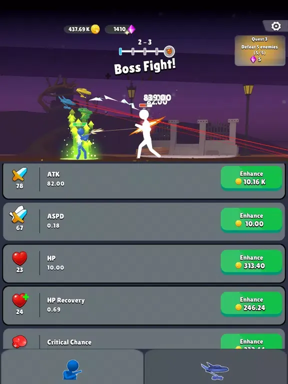 Stickman VS Gamers iPad  স্ক্রিনশট