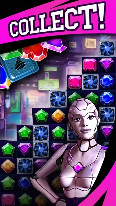 Cyber Crush: Match 3 Game স্ক্রিনশট