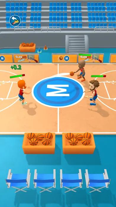Tangkapan skrin Basketball Manager 3D!