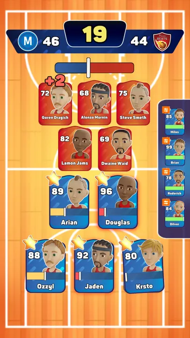 Tangkapan skrin Basketball Manager 3D!