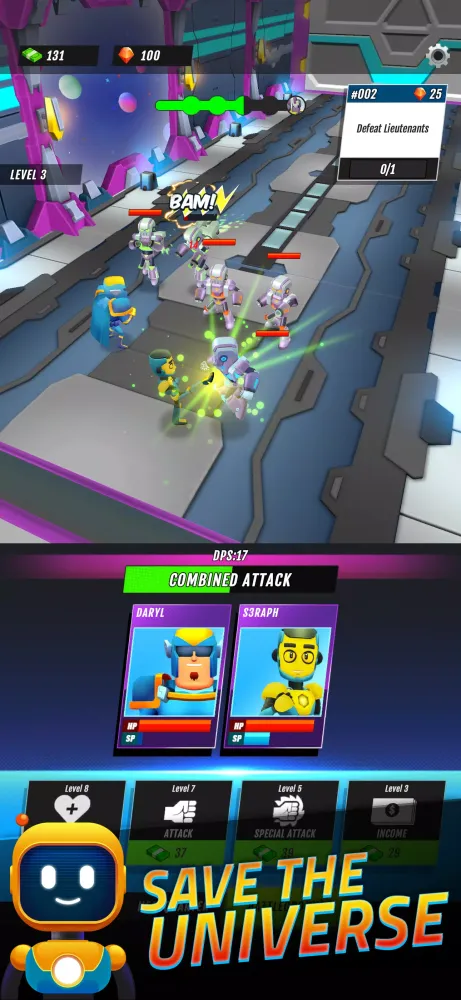 Скриншоты Superheroes Idle RPG League