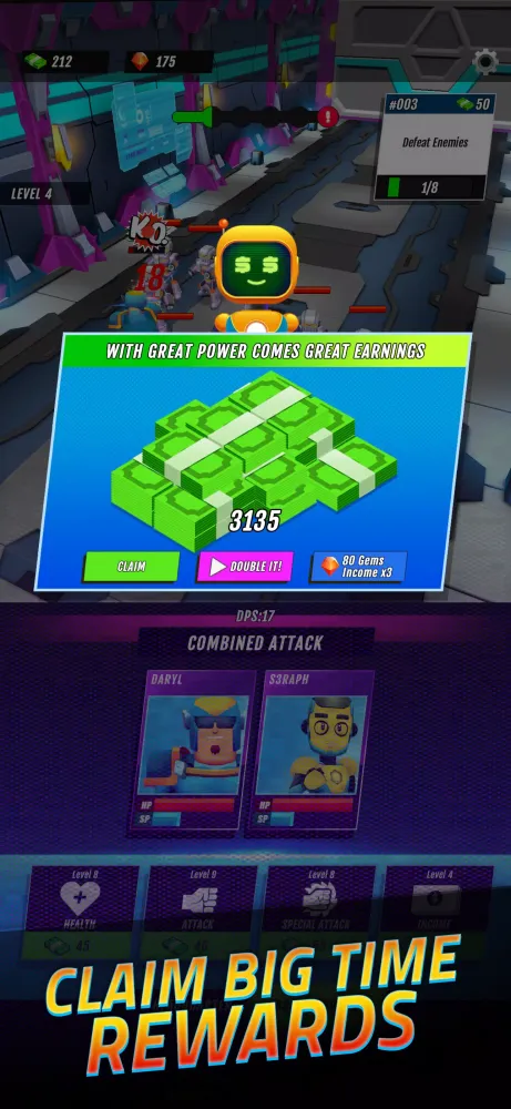 Скриншоты Superheroes Idle RPG League