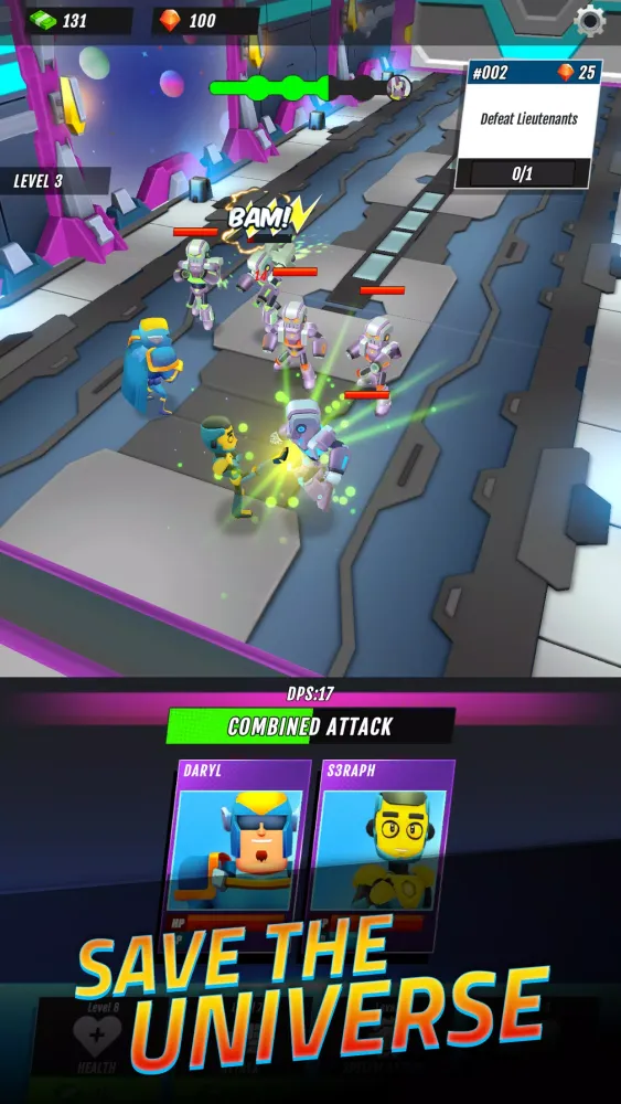 Скриншоты Superheroes Idle RPG League