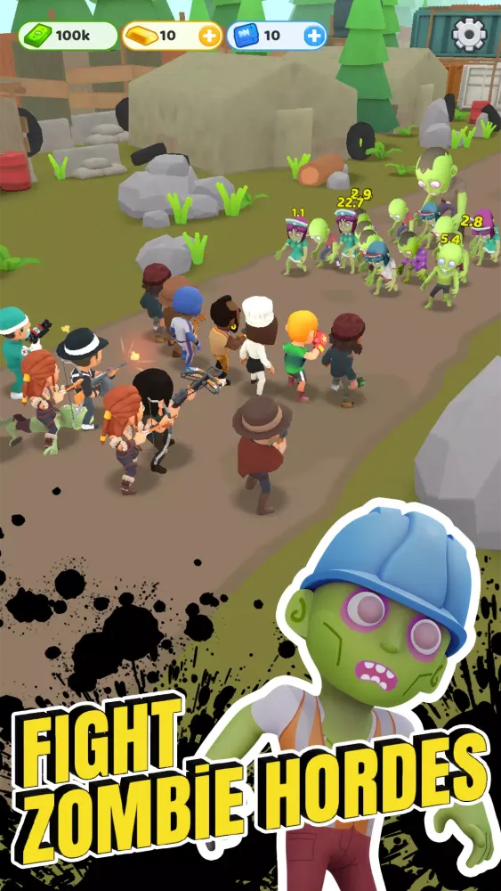 Tangkapan layar Survivor Idle Run