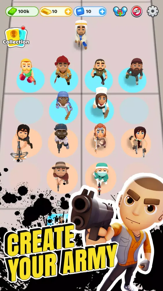 Tangkapan layar Survivor Idle Run
