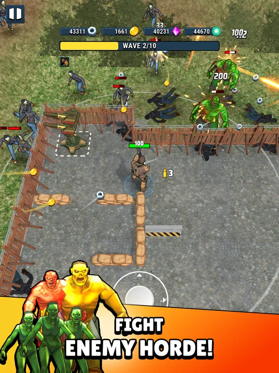 Ảnh chụp màn hình của Final Survivor: Zombie Warfare iPad 
