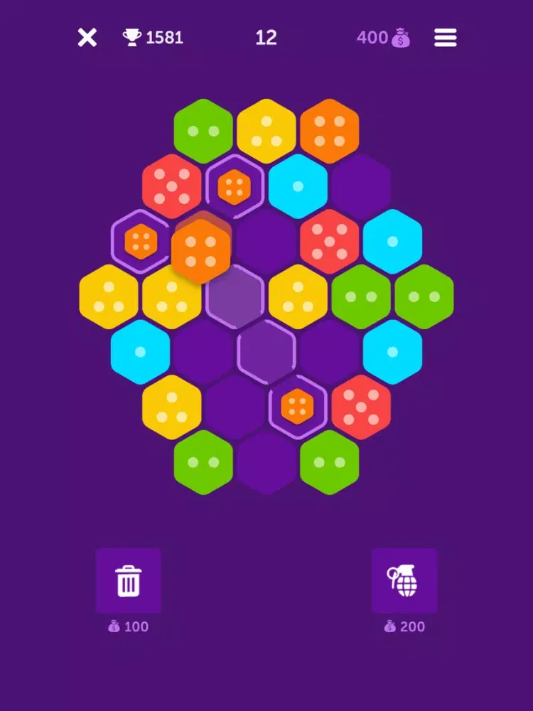 Hexa Bang iPad  Screenshots