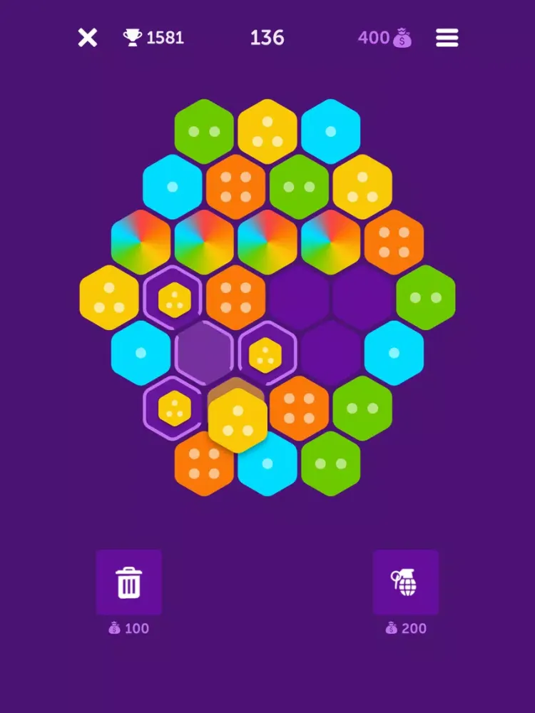 Hexa Bang iPad  Screenshots