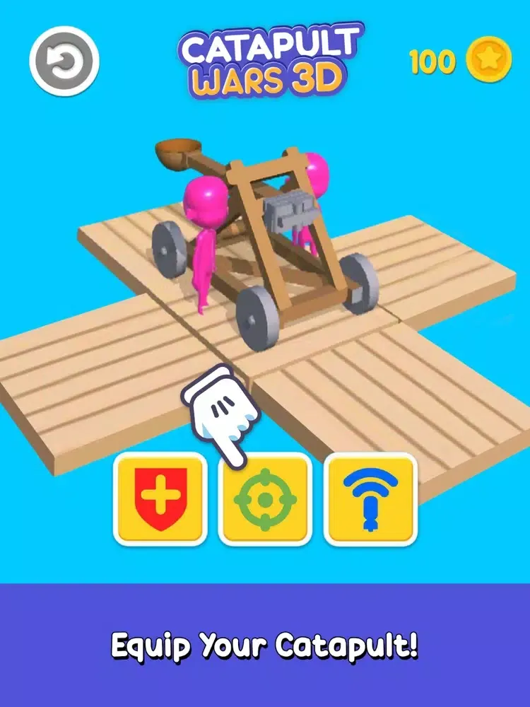 ภาพหน้าจอของ Catapult Wars 3D iPad 