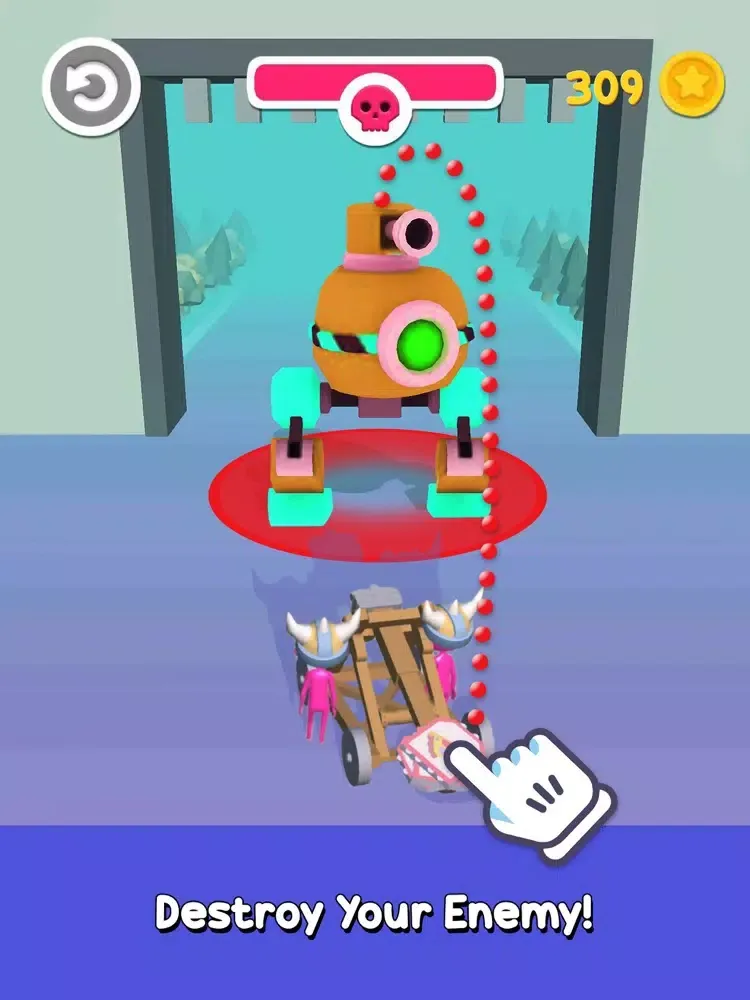 ภาพหน้าจอของ Catapult Wars 3D iPad 