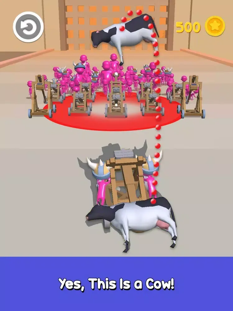 ภาพหน้าจอของ Catapult Wars 3D iPad 
