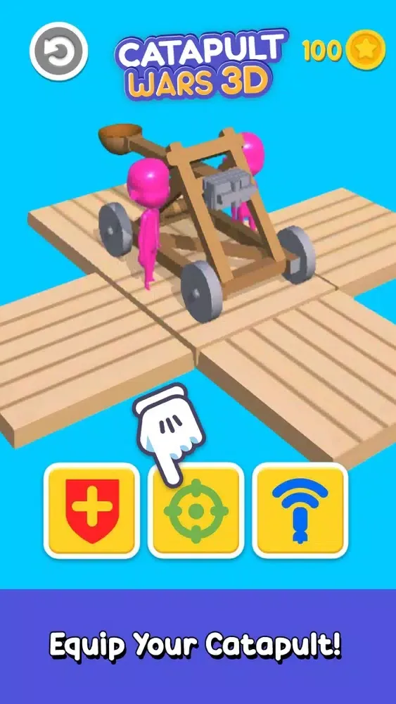 ภาพหน้าจอของ Catapult Wars 3D