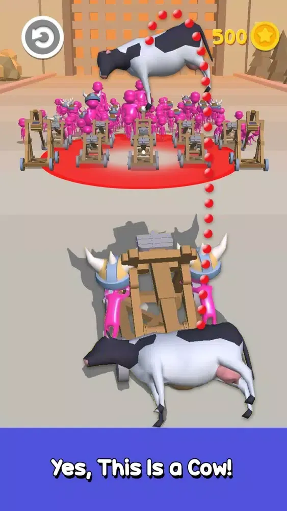 ภาพหน้าจอของ Catapult Wars 3D