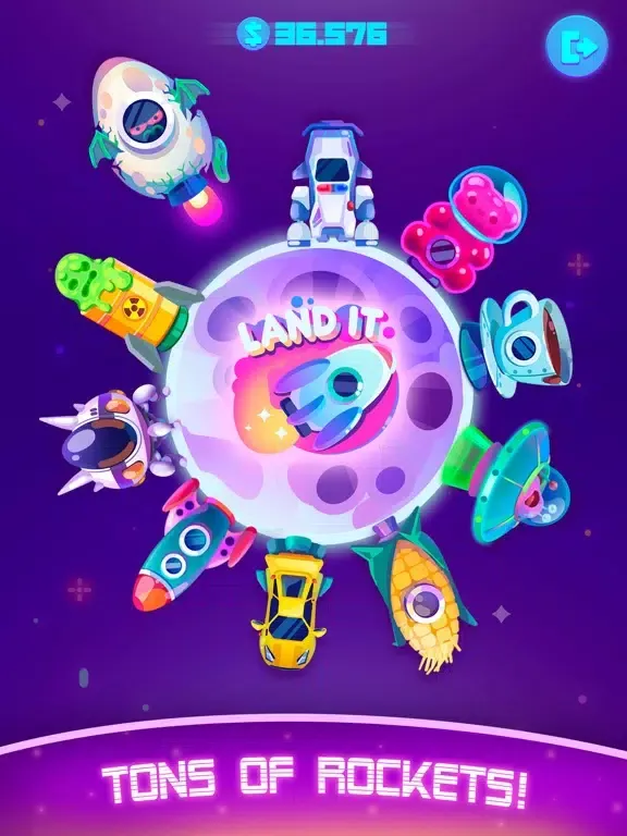 Скриншоты Land It! Cosmic Clicker Game iPad 