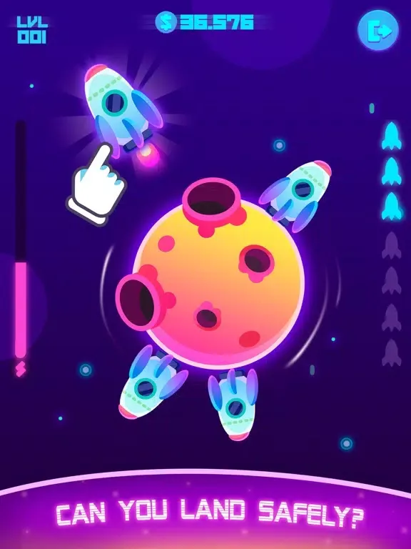 Скриншоты Land It! Cosmic Clicker Game iPad 
