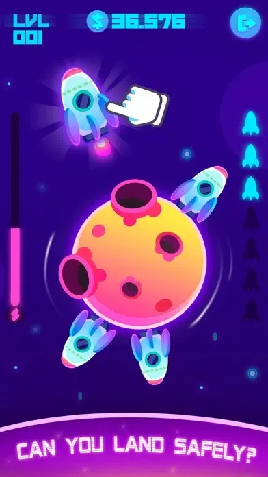 Скриншоты Land It! Cosmic Clicker Game