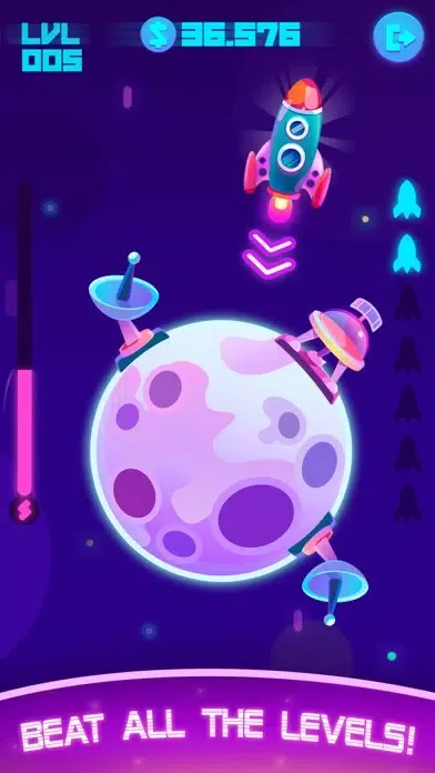 Скриншоты Land It! Cosmic Clicker Game