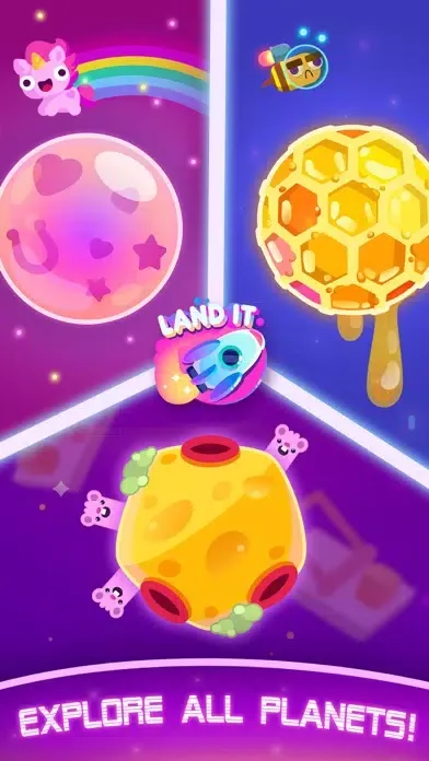 Скриншоты Land It! Cosmic Clicker Game