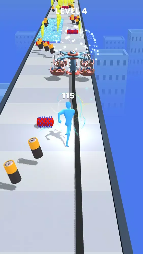 Capturas de tela do Electric Man 3D