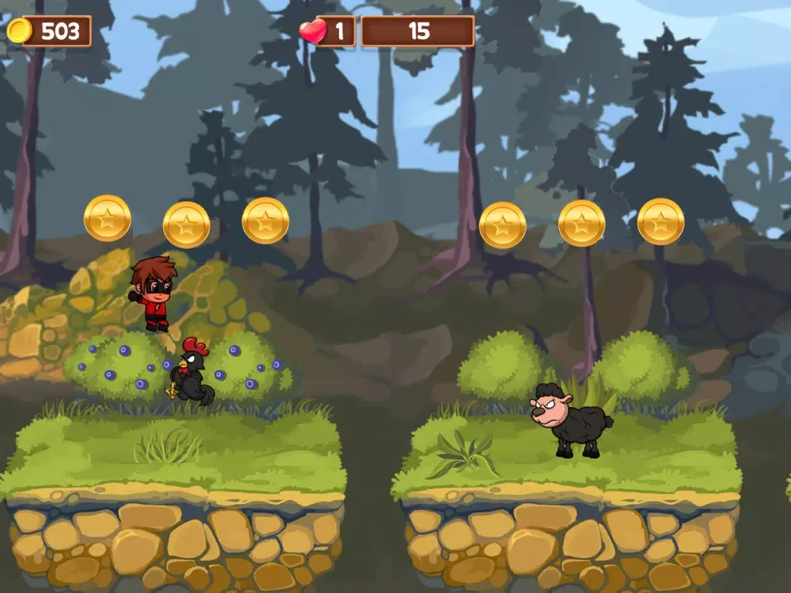 Super Boy vs Angry Animals iPad  Ekran Görüntüleri