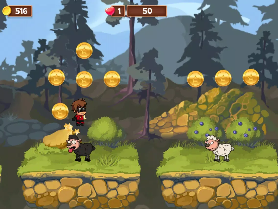 Super Boy vs Angry Animals iPad  Ekran Görüntüleri