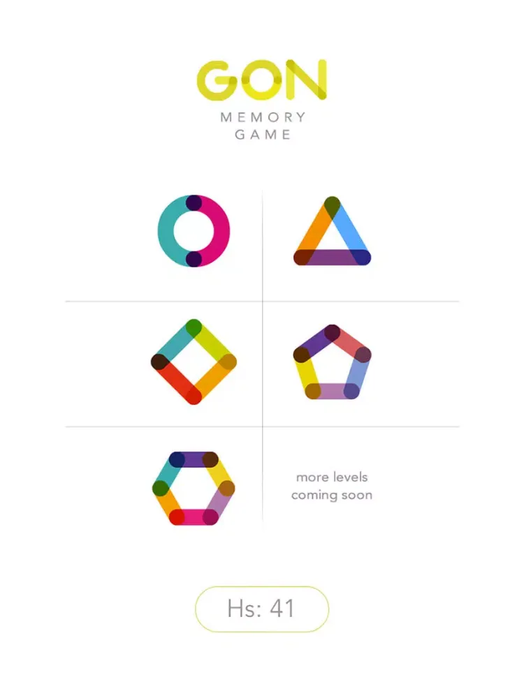 Captures d'écran de Memory Game - GON iPad 
