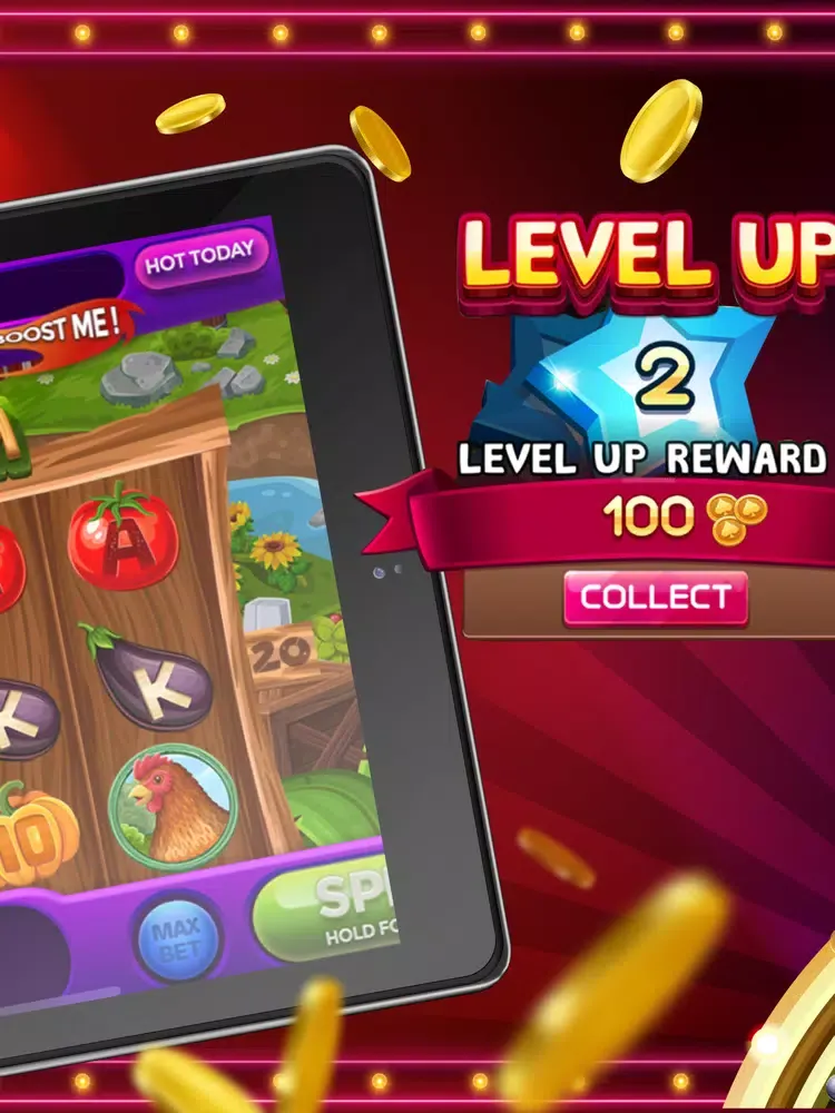 Slotoland - Vegas Slots 777 iPad  سکرین شاٹس