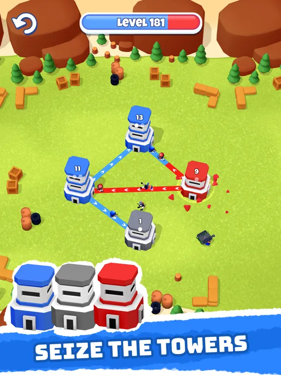Tower War - Tactical Conquest iPad  Ekran Görüntüleri